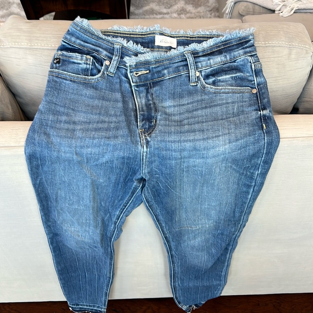 KanCan Asymmetric Waist Skinny Jean